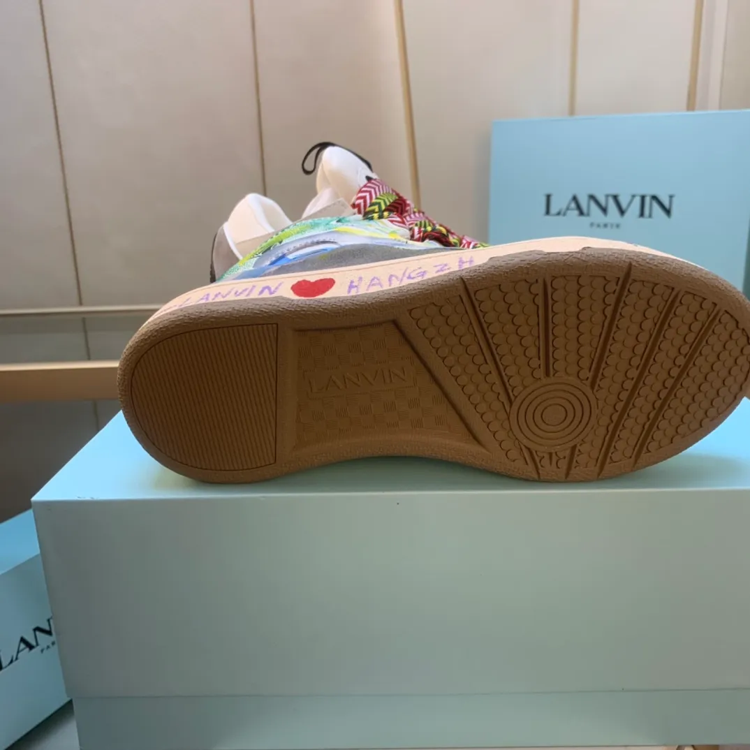 💰600. Lanvin LANVIN. 22 colors: nubuck fabric, breathable mesh, cowhide feet! Same style for men and women: sizes 35-46!